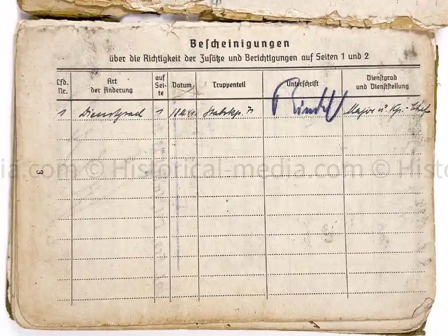 SOLDBUCH - 29. INFANTERIE-DIVISION FALKE - (sIG Sf.) - STALINGRAD