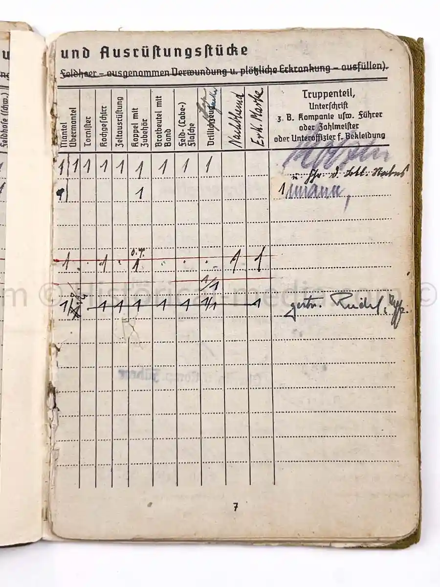 SOLDBUCH - 29. INFANTERIE-DIVISION FALKE - (sIG Sf.) - STALINGRAD
