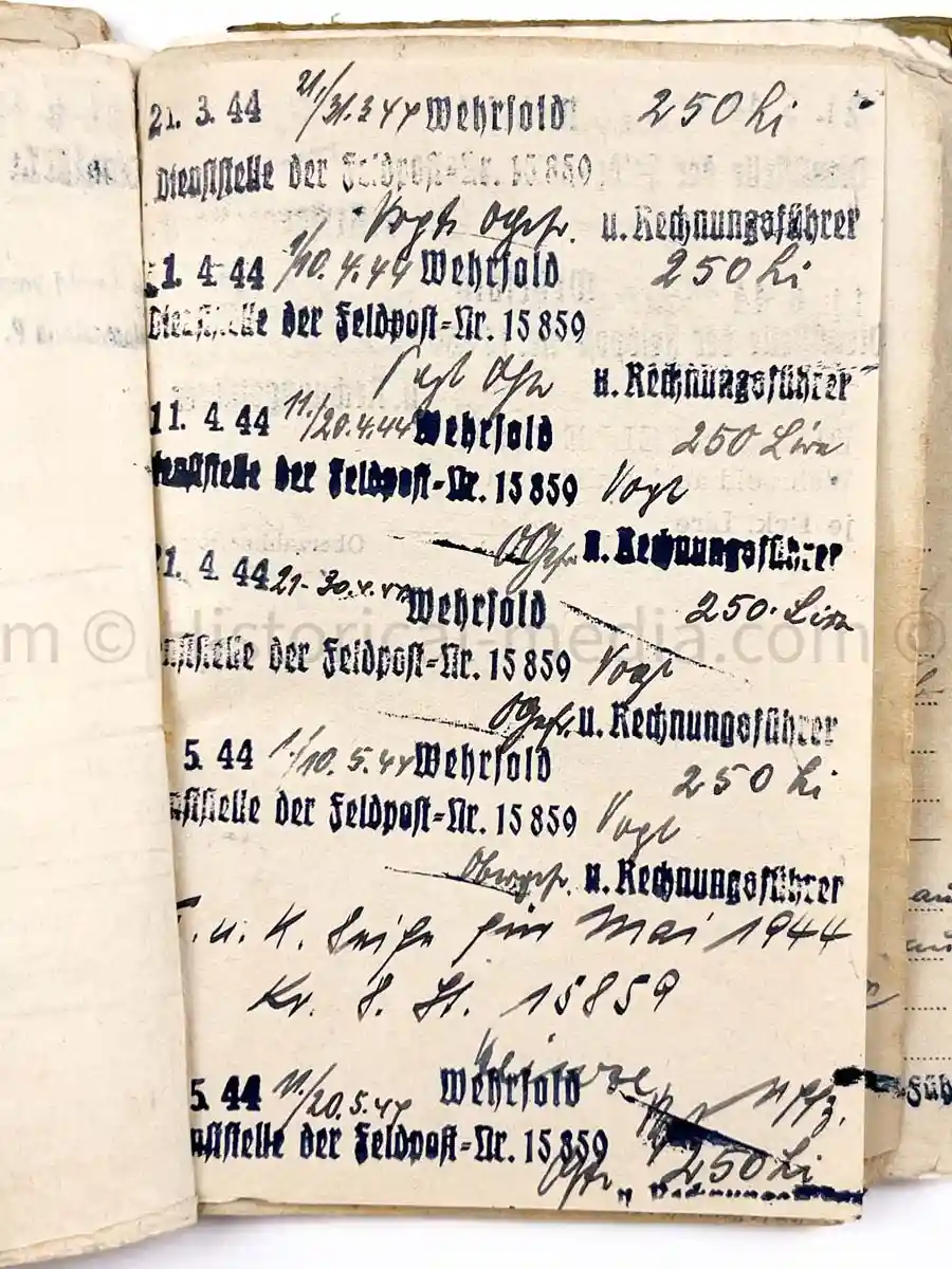 SOLDBUCH - 29. INFANTERIE-DIVISION FALKE - (sIG Sf.) - STALINGRAD