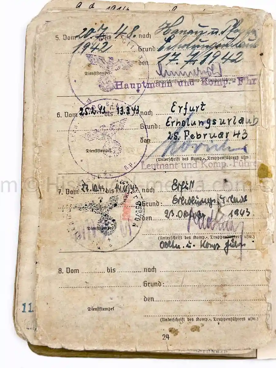 SOLDBUCH - 29. INFANTERIE-DIVISION FALKE - (sIG Sf.) - STALINGRAD