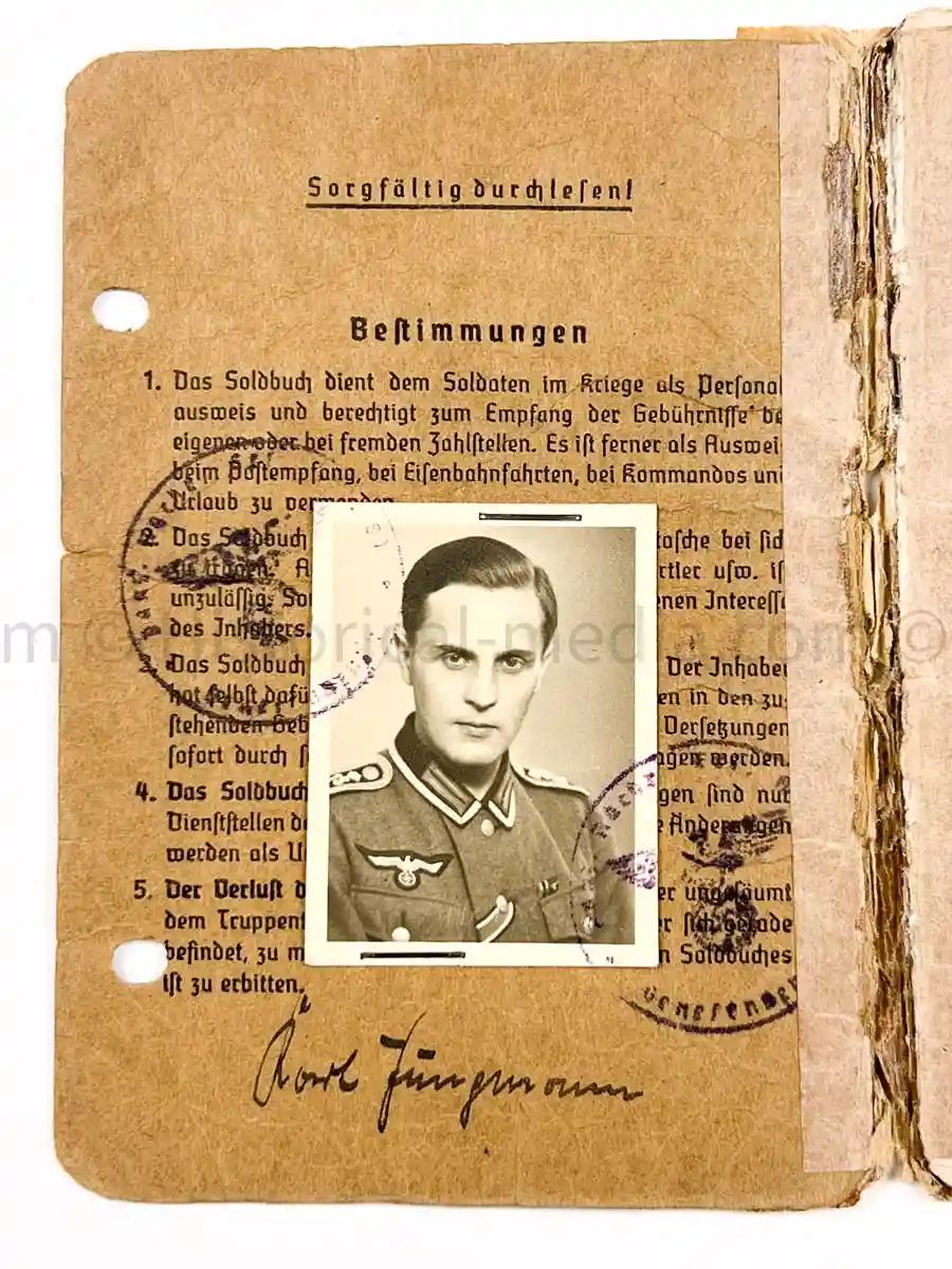 SOLDBUCH - 29. INFANTERIE-DIVISION FALKE - PANZER VERNICHTUNGS BRIGADE MECKLENBÜRG