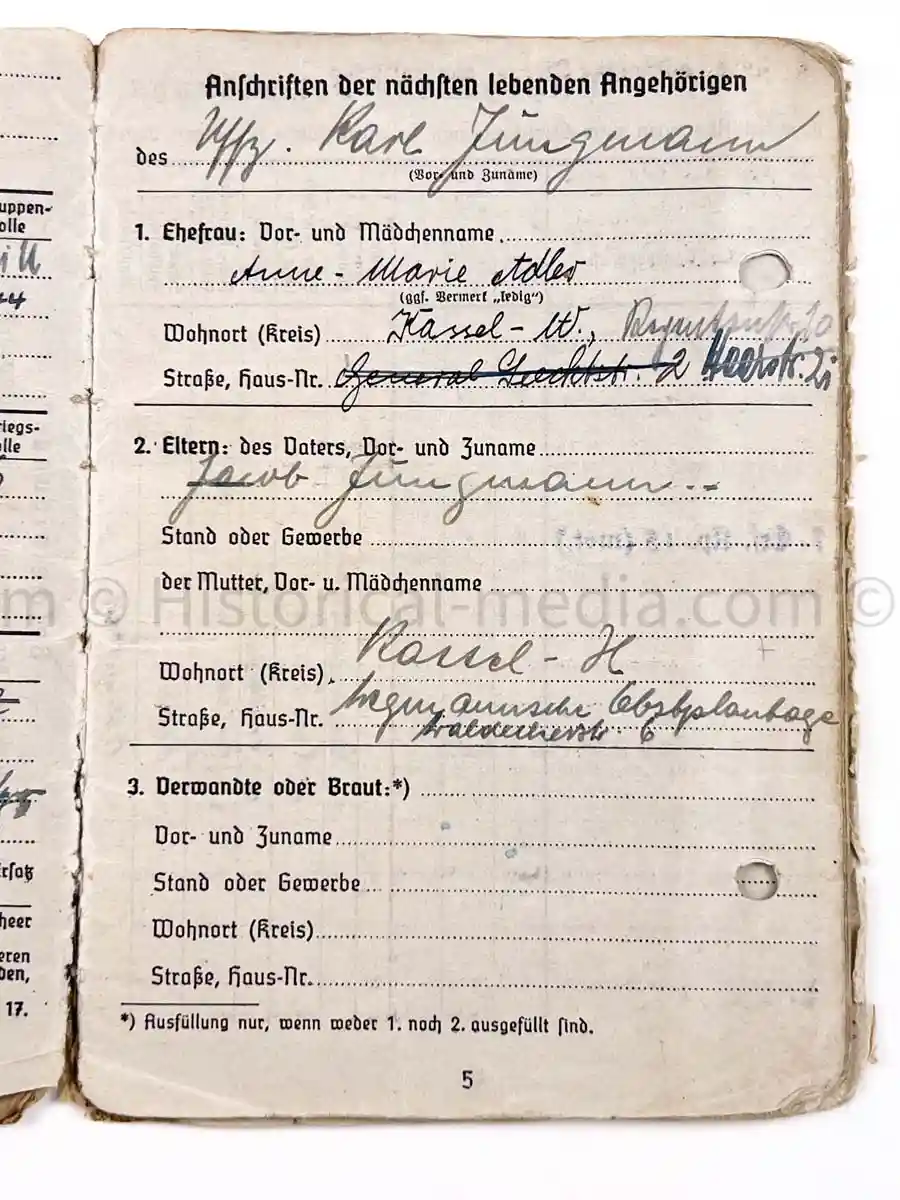 SOLDBUCH - 29. INFANTERIE-DIVISION FALKE - PANZER VERNICHTUNGS BRIGADE MECKLENBÜRG