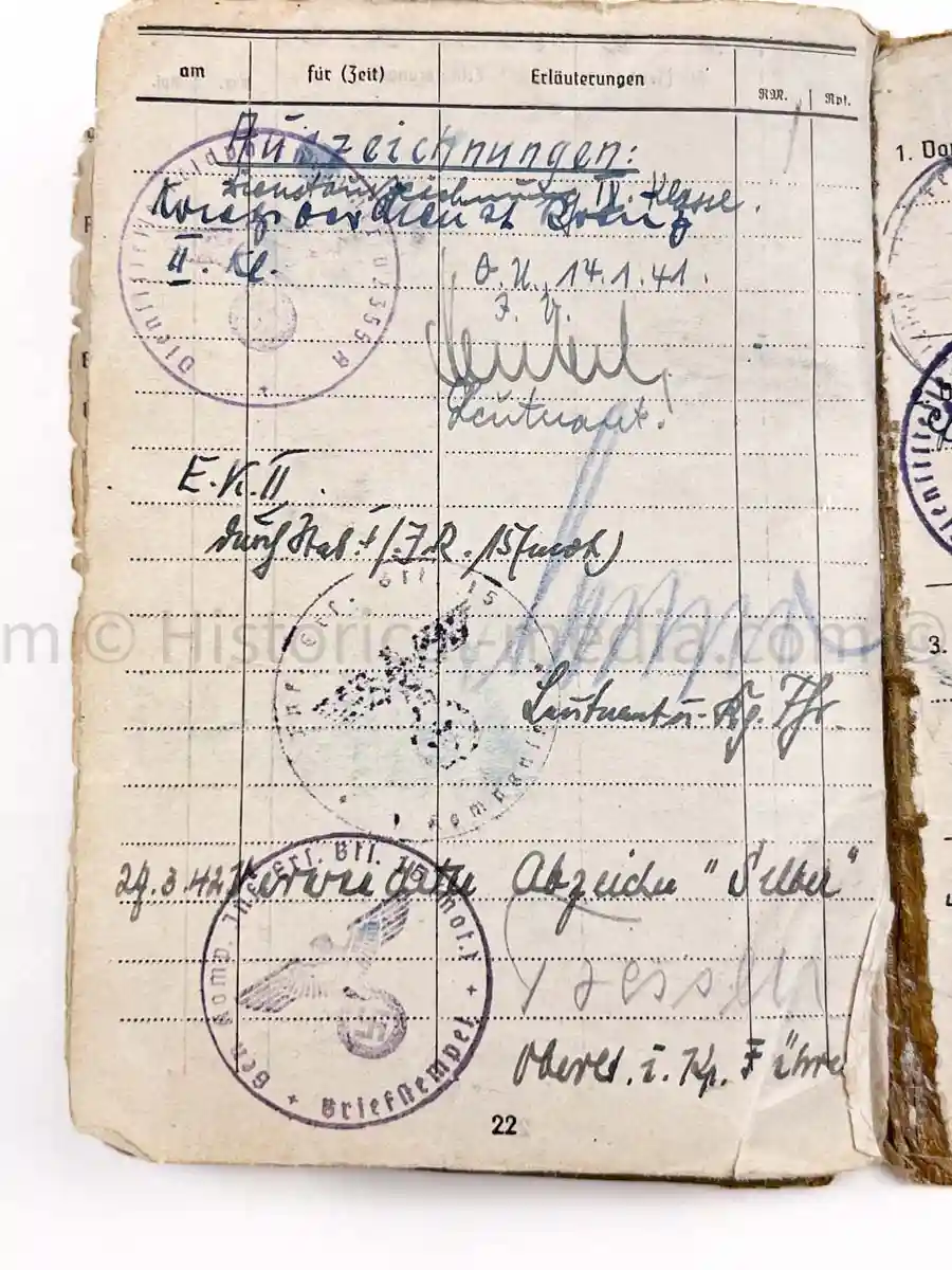 SOLDBUCH - 29. INFANTERIE-DIVISION FALKE - PANZER VERNICHTUNGS BRIGADE MECKLENBÜRG