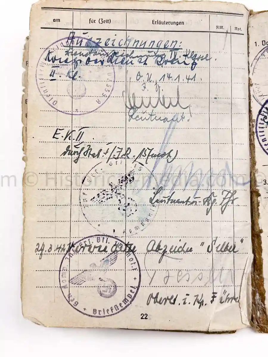 SOLDBUCH - 29. INFANTERIE-DIVISION FALKE - PANZER VERNICHTUNGS BRIGADE MECKLENBÜRG