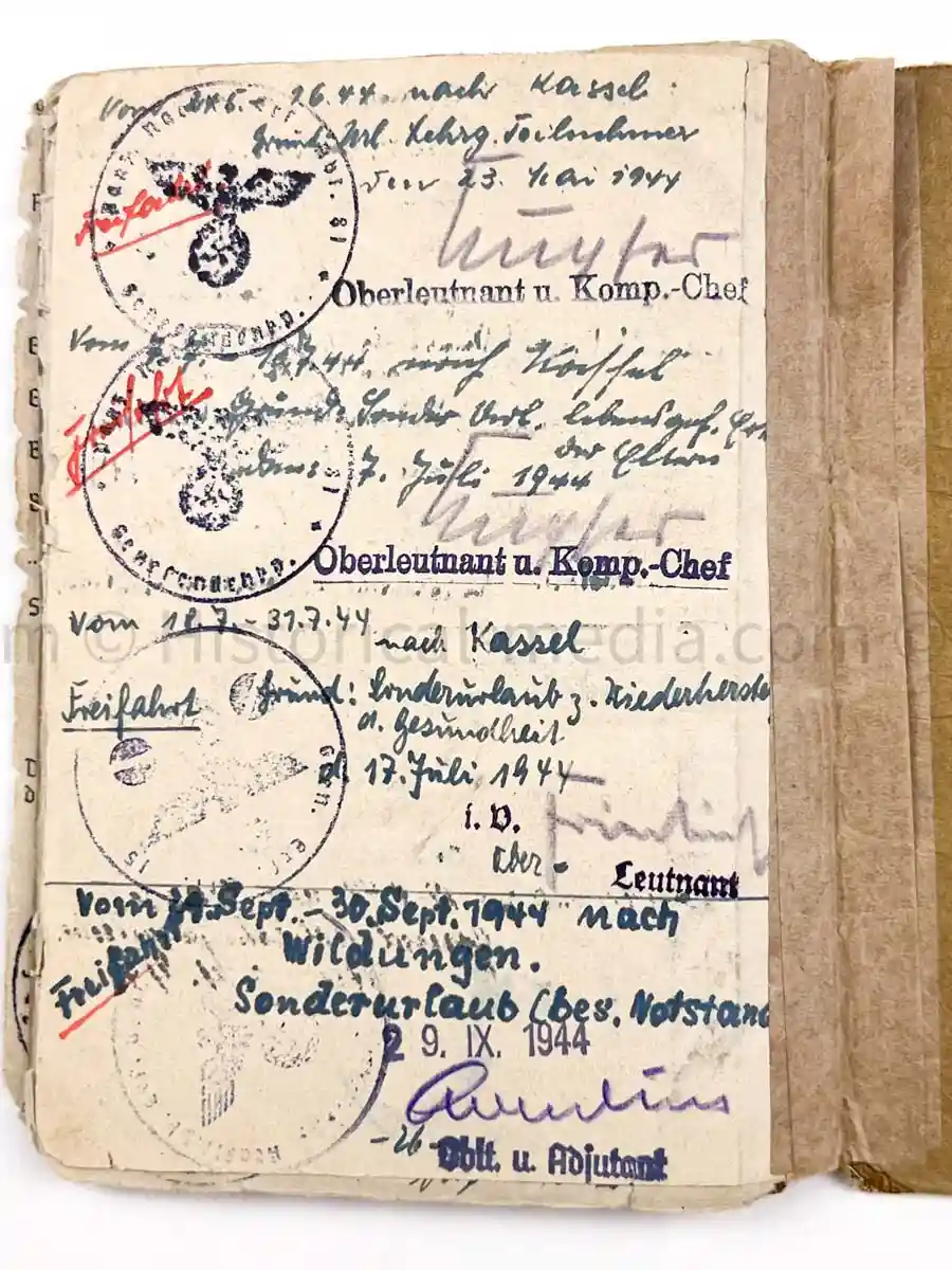 SOLDBUCH - 29. INFANTERIE-DIVISION FALKE - PANZER VERNICHTUNGS BRIGADE MECKLENBÜRG