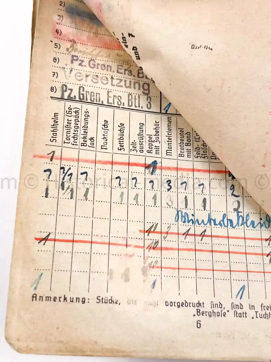 SOLDBUCH - 547. VOLKSGRENADIER DIVISION - PANZER GRENADIER REGIMENT ODER