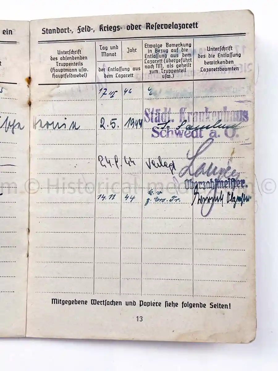 SOLDBUCH - 547. VOLKSGRENADIER DIVISION - PANZER GRENADIER REGIMENT ODER
