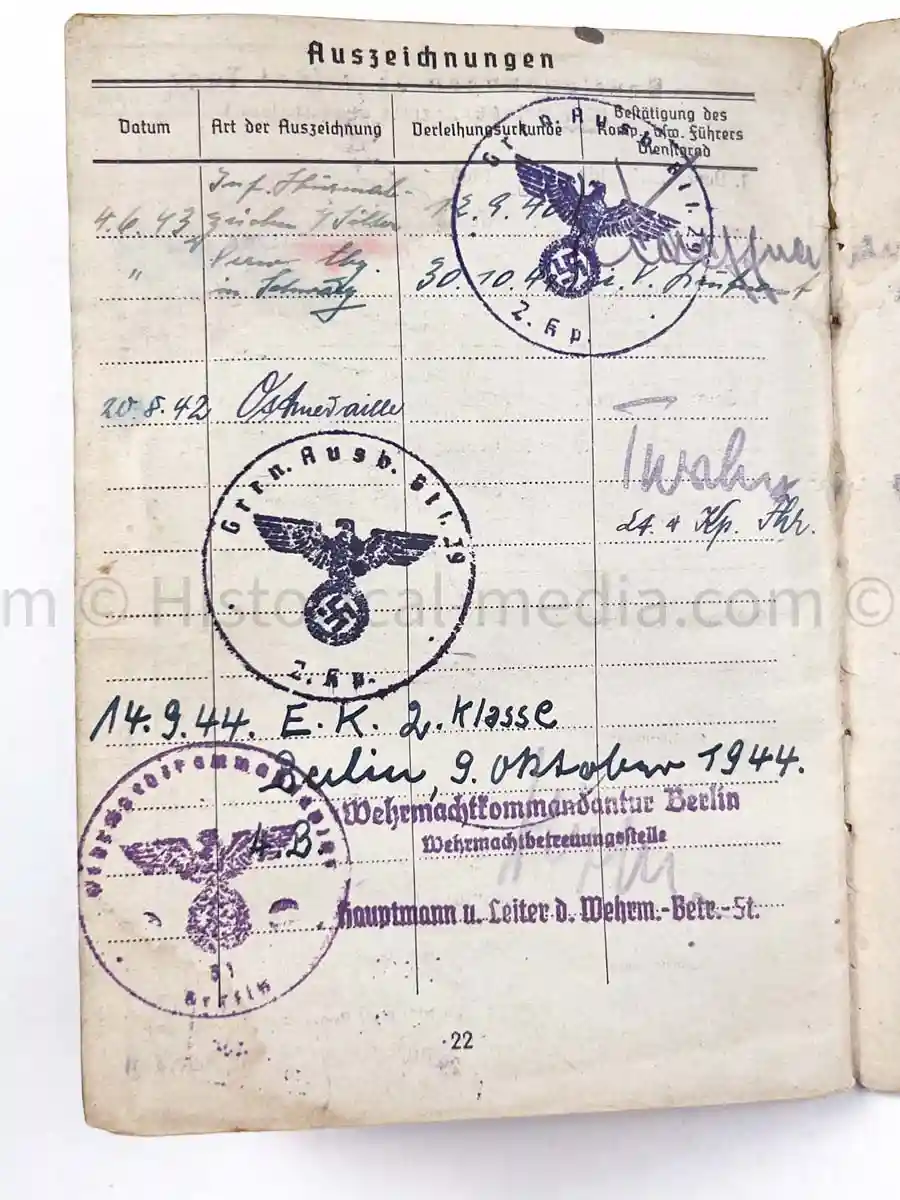 SOLDBUCH - 547. VOLKSGRENADIER DIVISION - PANZER GRENADIER REGIMENT ODER