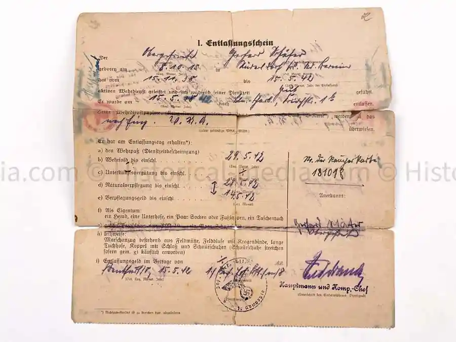 SOLDBUCH - 547. VOLKSGRENADIER DIVISION - PANZER GRENADIER REGIMENT ODER