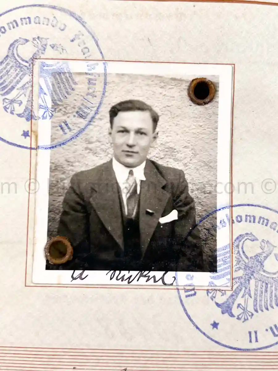 WEHRPASS - PIONIER BATAILLON 49 - 10. PANZER DIVISION - POLAND 1939 - BREST-LITOVSK 
