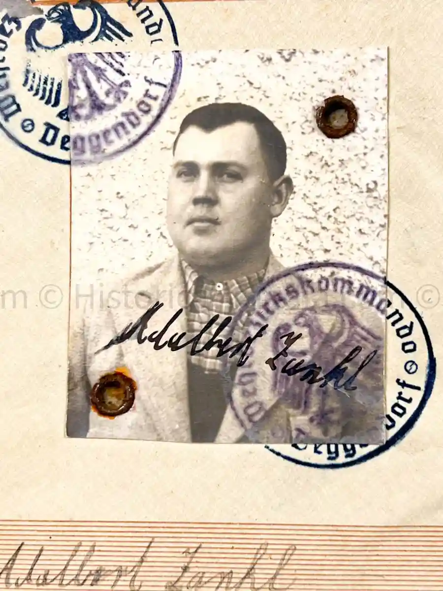 WEHRPASS - PIONIER BATAILLON 88 - 46 INFANTERIE DIVISION - POLAND, FRANCE & RUSSIA - SEVASTAPOL 