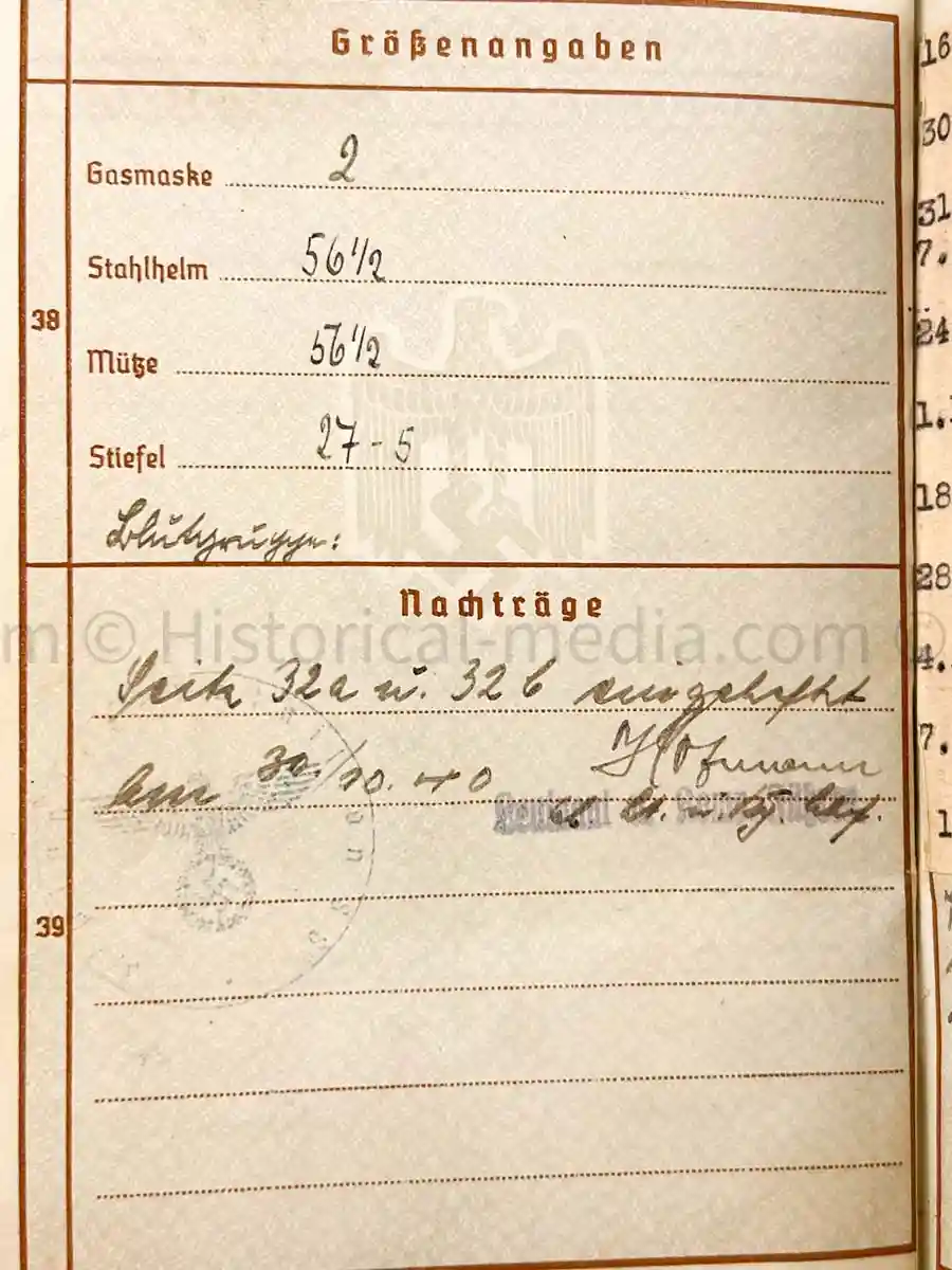 WEHRPASS - PIONIER BAT. 88 - 46. INFANTERIE DIVISION - POLAND, FRANCE, RUSSIA - KIA 
