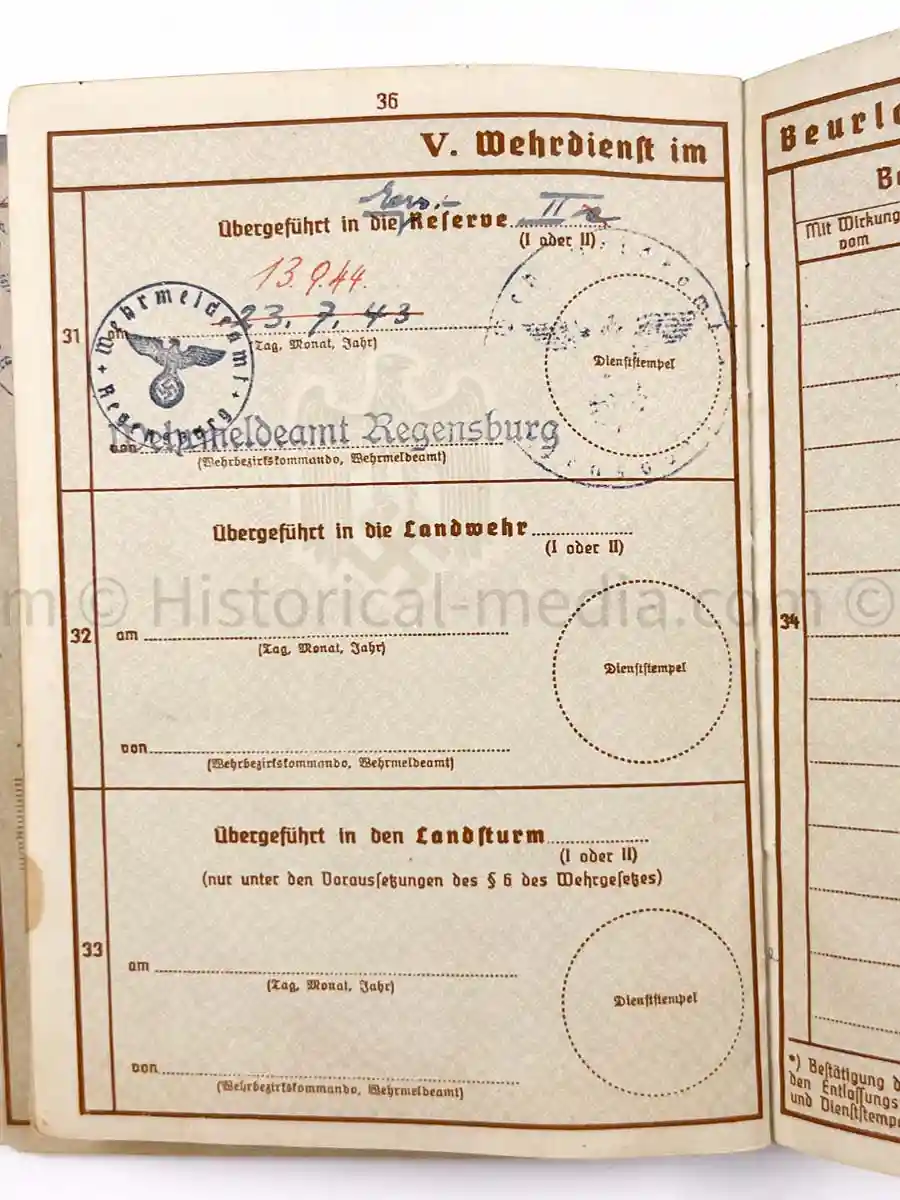 WEHRPASS - PANZERJÄGER ABTEILUNG 52 - 46. INFANTERIE DIVISION - POLAND, FRANCE, RUSSIA 