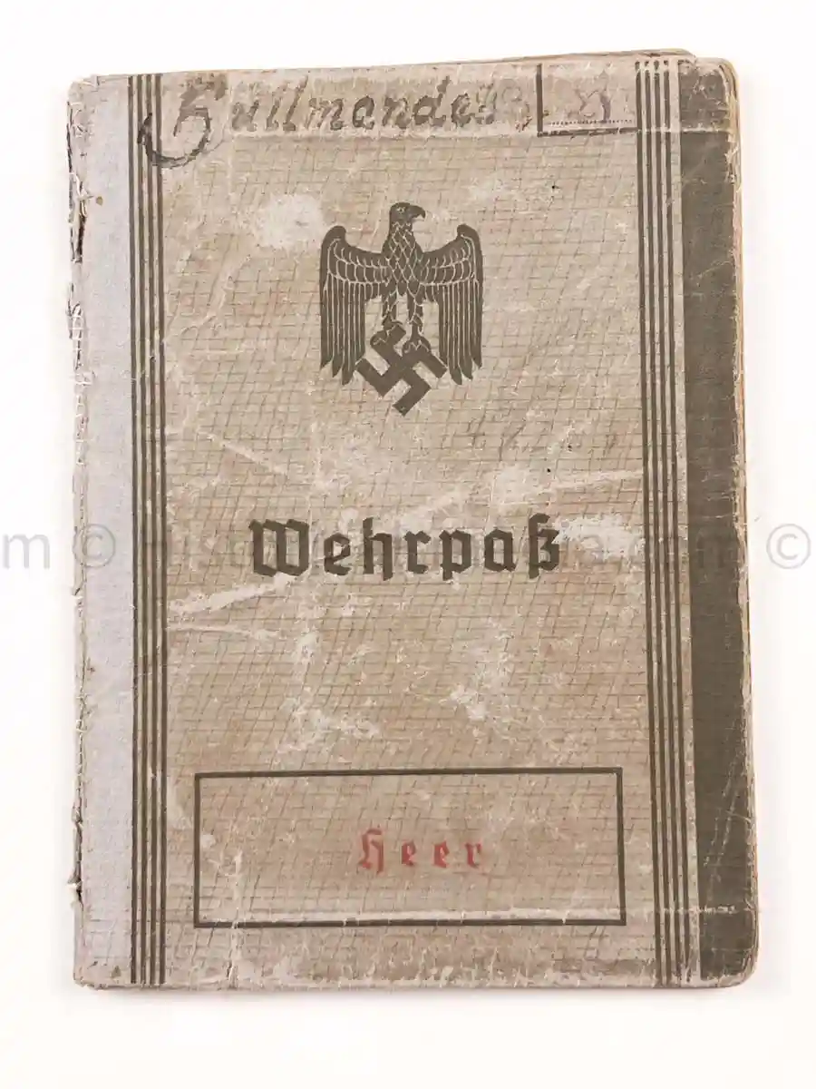 WEHRPASS - KRADSCHÜTZEN BATAILLON 7 - 2. LEICHTE DIVISION - POLAND, FRANCE, RUSSIA, BALKANS, GREECE 