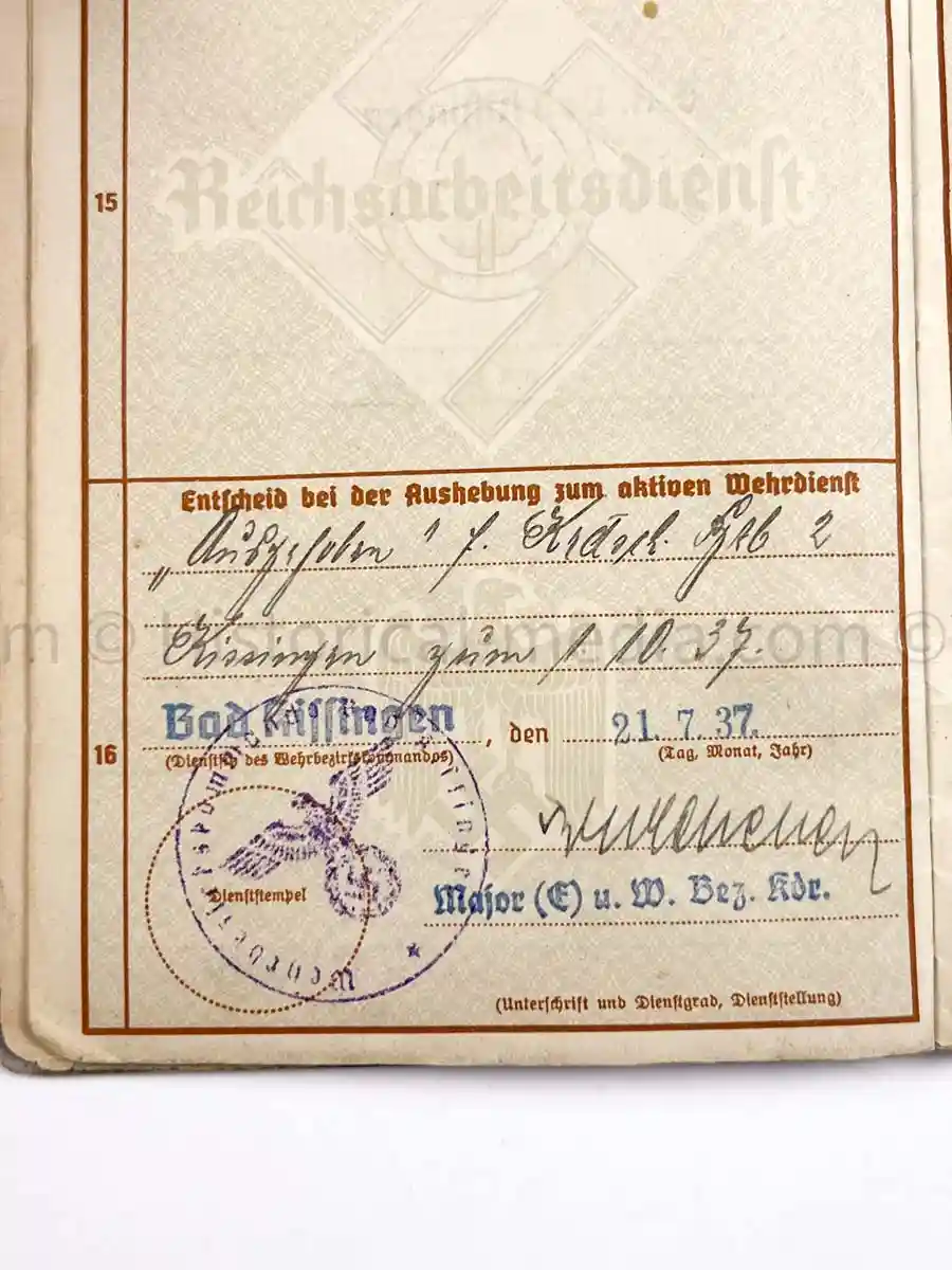 WEHRPASS - KRADSCHÜTZEN BATAILLON 7 - 2. LEICHTE DIVISION - POLAND, FRANCE, RUSSIA, BALKANS, GREECE 