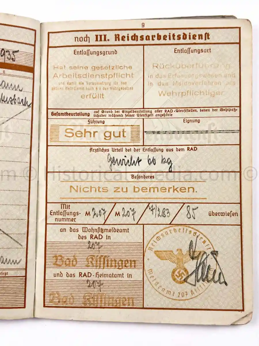 WEHRPASS - KRADSCHÜTZEN BATAILLON 7 - 2. LEICHTE DIVISION - POLAND, FRANCE, RUSSIA, BALKANS, GREECE 