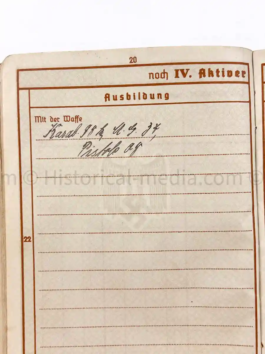 WEHRPASS - KRADSCHÜTZEN BATAILLON 7 - 2. LEICHTE DIVISION - POLAND, FRANCE, RUSSIA, BALKANS, GREECE 