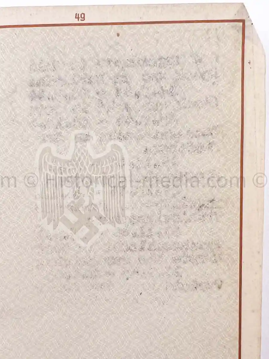 WEHRPASS - KRADSCHÜTZEN BATAILLON 7 - 2. LEICHTE DIVISION - POLAND, FRANCE, RUSSIA, BALKANS, GREECE 