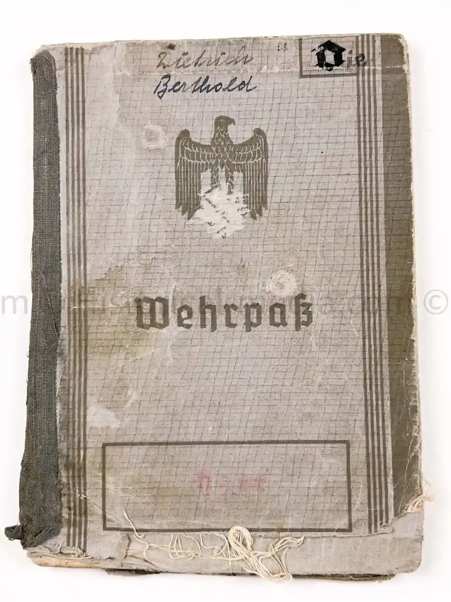WEHRPASS - GEBIRGS KRADSCHÜTZEN SCHWADRON 54 - 1. GEBIRGS DIVISION - SUDETENLAND, POLAND, FRANCE, RUSSIA