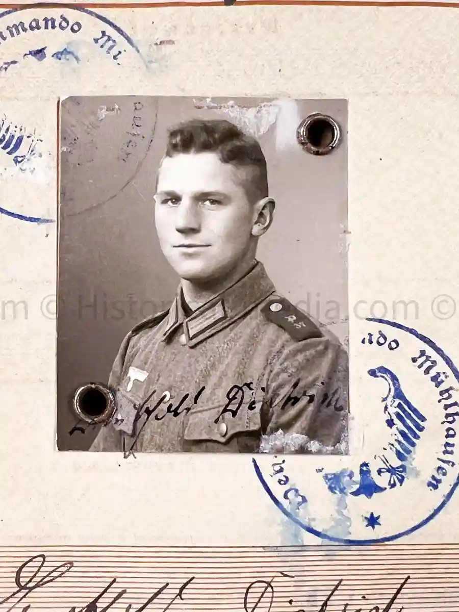 WEHRPASS - GEBIRGS KRADSCHÜTZEN SCHWADRON 54 - 1. GEBIRGS DIVISION - SUDETENLAND, POLAND, FRANCE, RUSSIA
