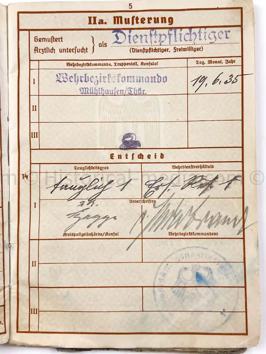WEHRPASS - GEBIRGS KRADSCHÜTZEN SCHWADRON 54 - 1. GEBIRGS DIVISION - SUDETENLAND, POLAND, FRANCE, RUSSIA
