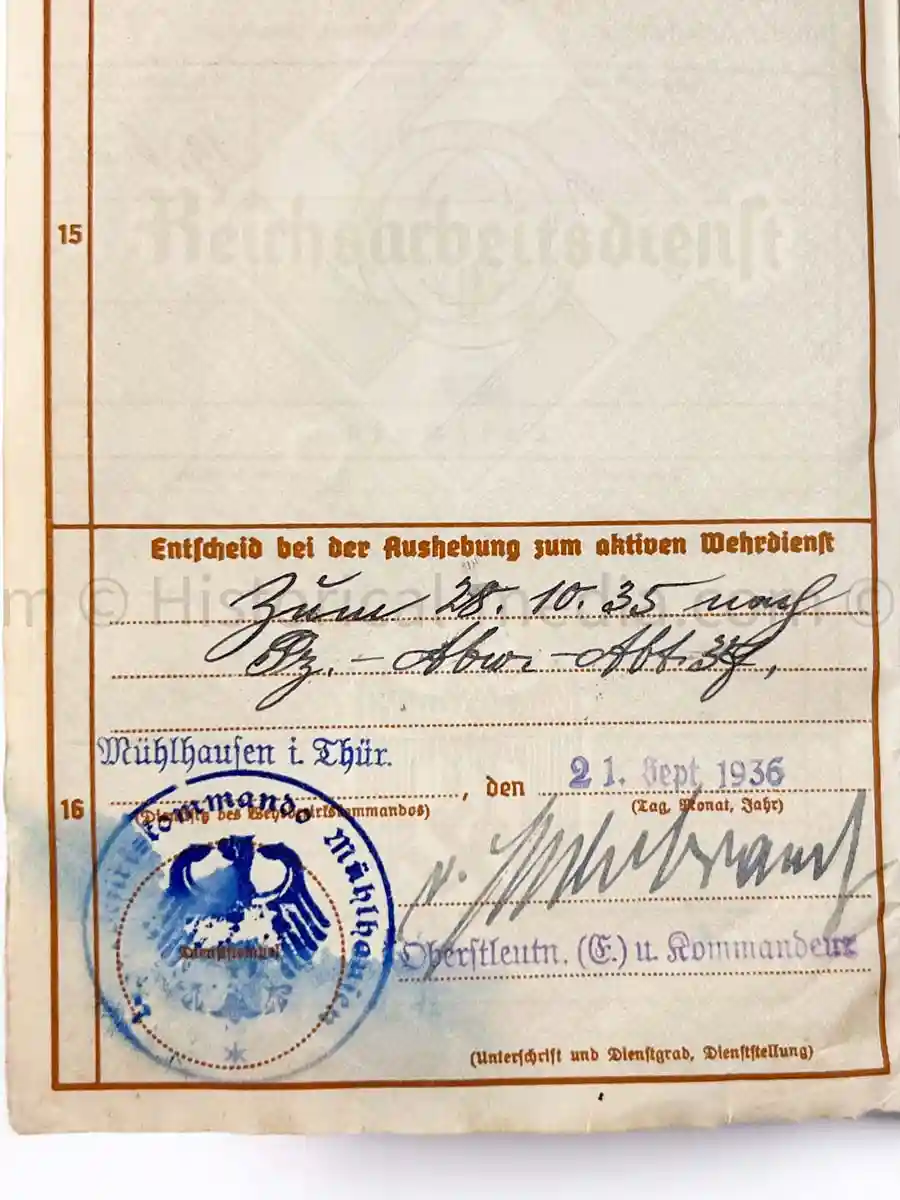 WEHRPASS - GEBIRGS KRADSCHÜTZEN SCHWADRON 54 - 1. GEBIRGS DIVISION - SUDETENLAND, POLAND, FRANCE, RUSSIA