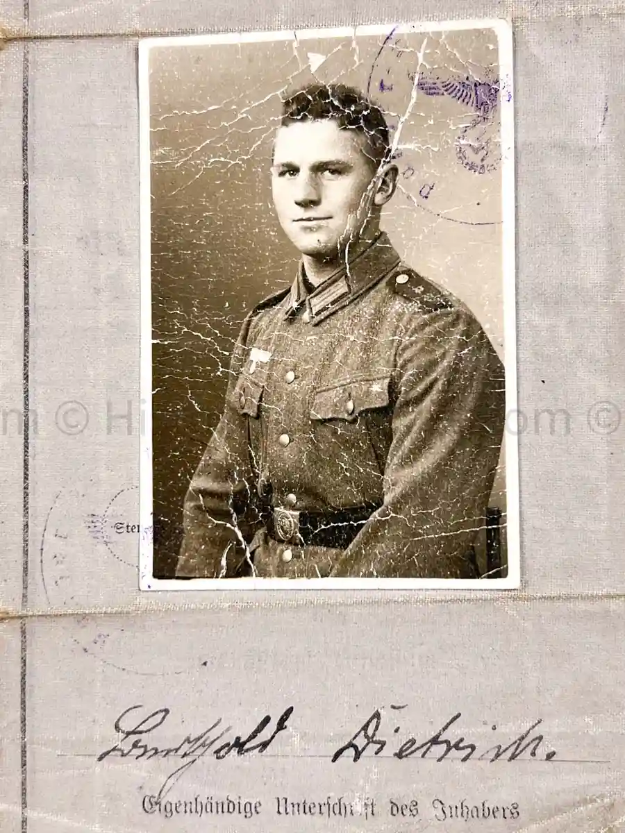 WEHRPASS - GEBIRGS KRADSCHÜTZEN SCHWADRON 54 - 1. GEBIRGS DIVISION - SUDETENLAND, POLAND, FRANCE, RUSSIA