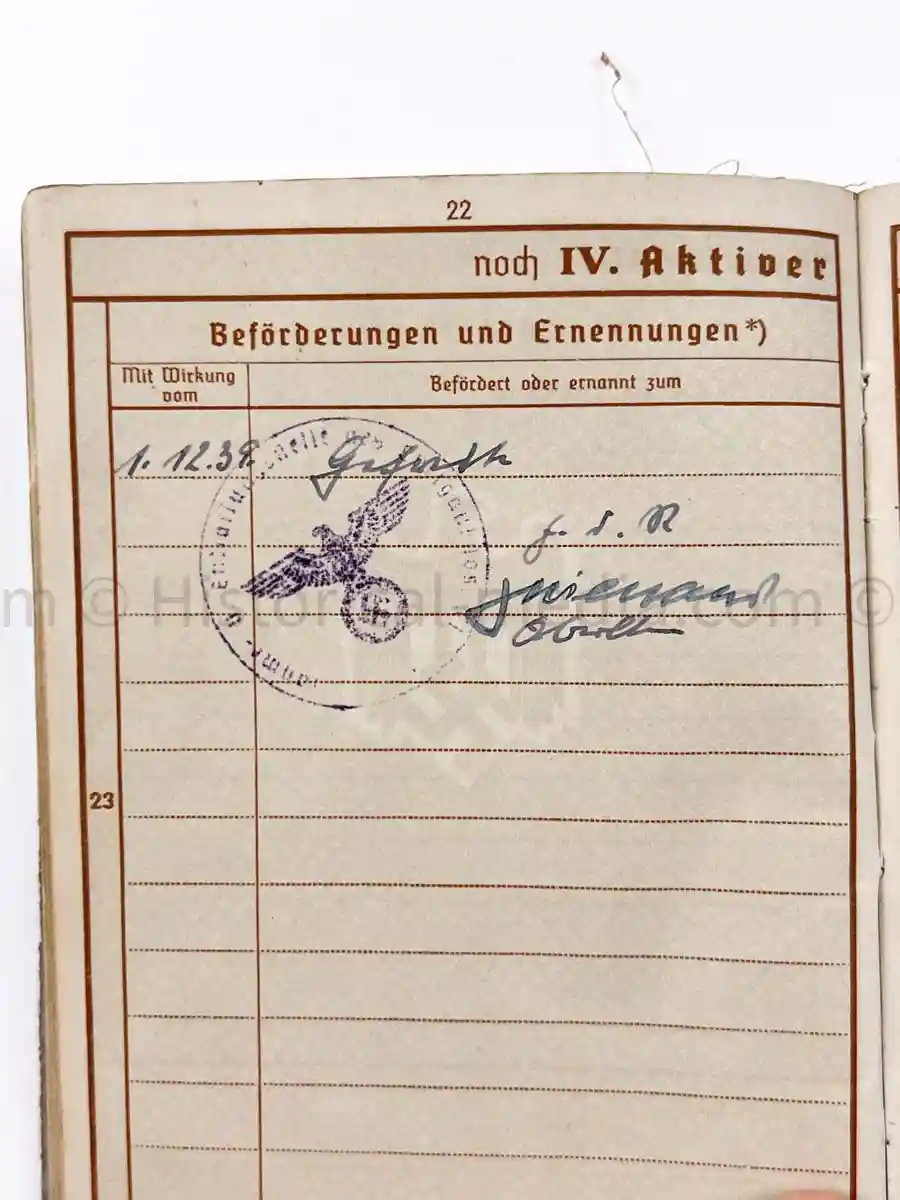 WEHRPASS - FLAK REGIMENT 36 - POLAND 1939 + FRANCE 1940 