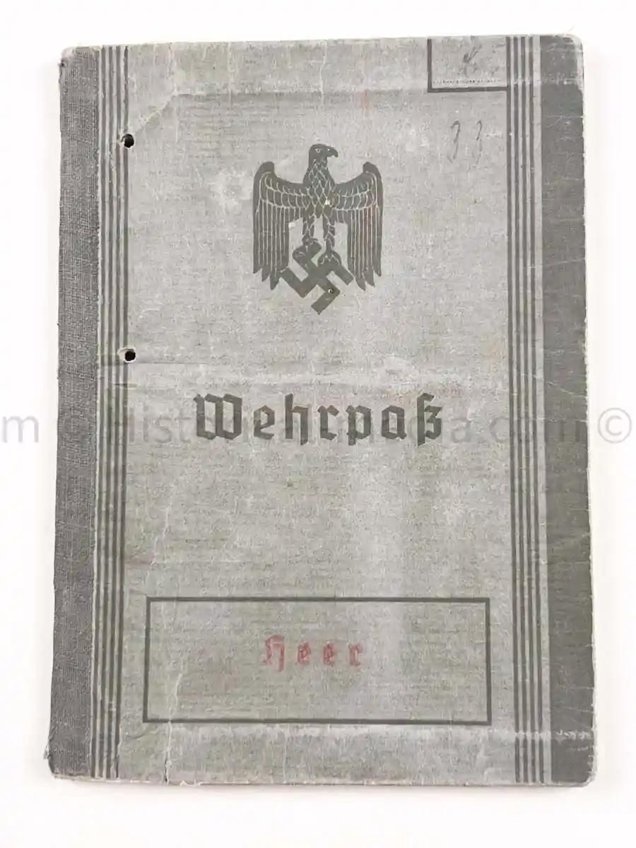WEHRPASS - 61. INFANTERIE DIVISION - POLAND, FRANCE, RUSSIA - KIA 1943 