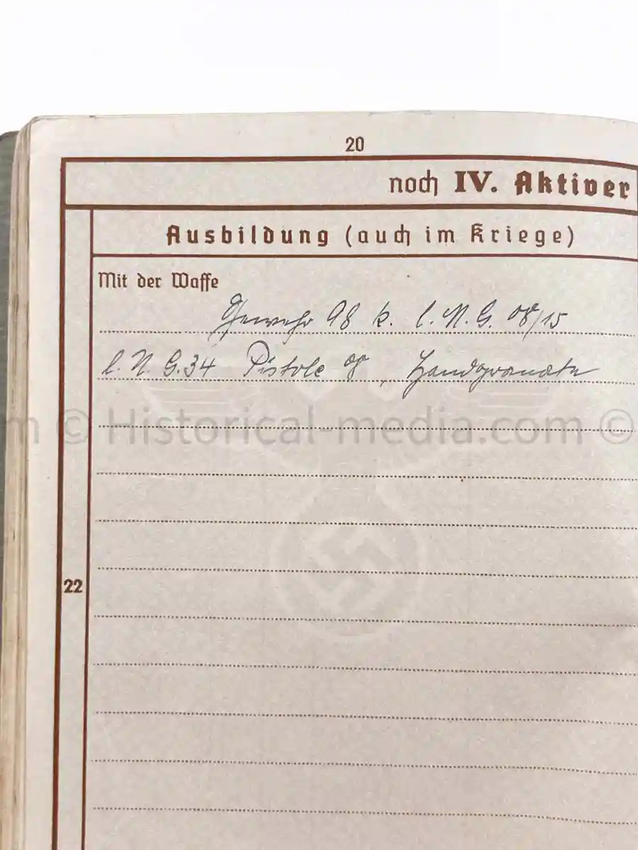 WEHRPASS - 18. INFANTERIE DIVISION - WOUNDED POLAND 1939 