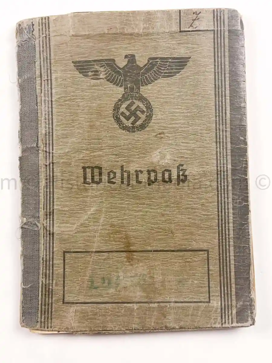 WEHRPASS - 3. GEBIRGS DIVISION - WWI ITALIAN POW + POLAND 1939 
