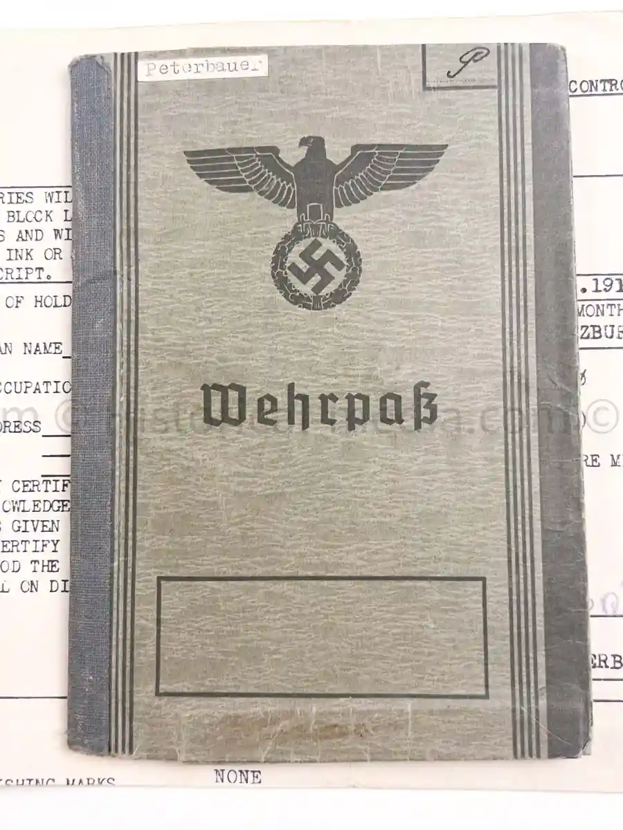 WEHRPASS - 3. GEBIRGS DIVISION - POLAND, FRANCE, RUSSIA 