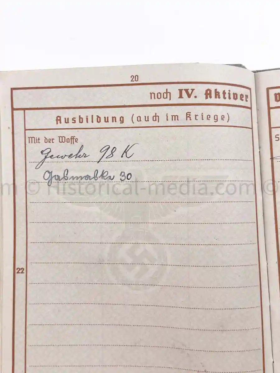 WEHRPASS - 3. GEBIRGS DIVISION - POLAND, FRANCE, RUSSIA 
