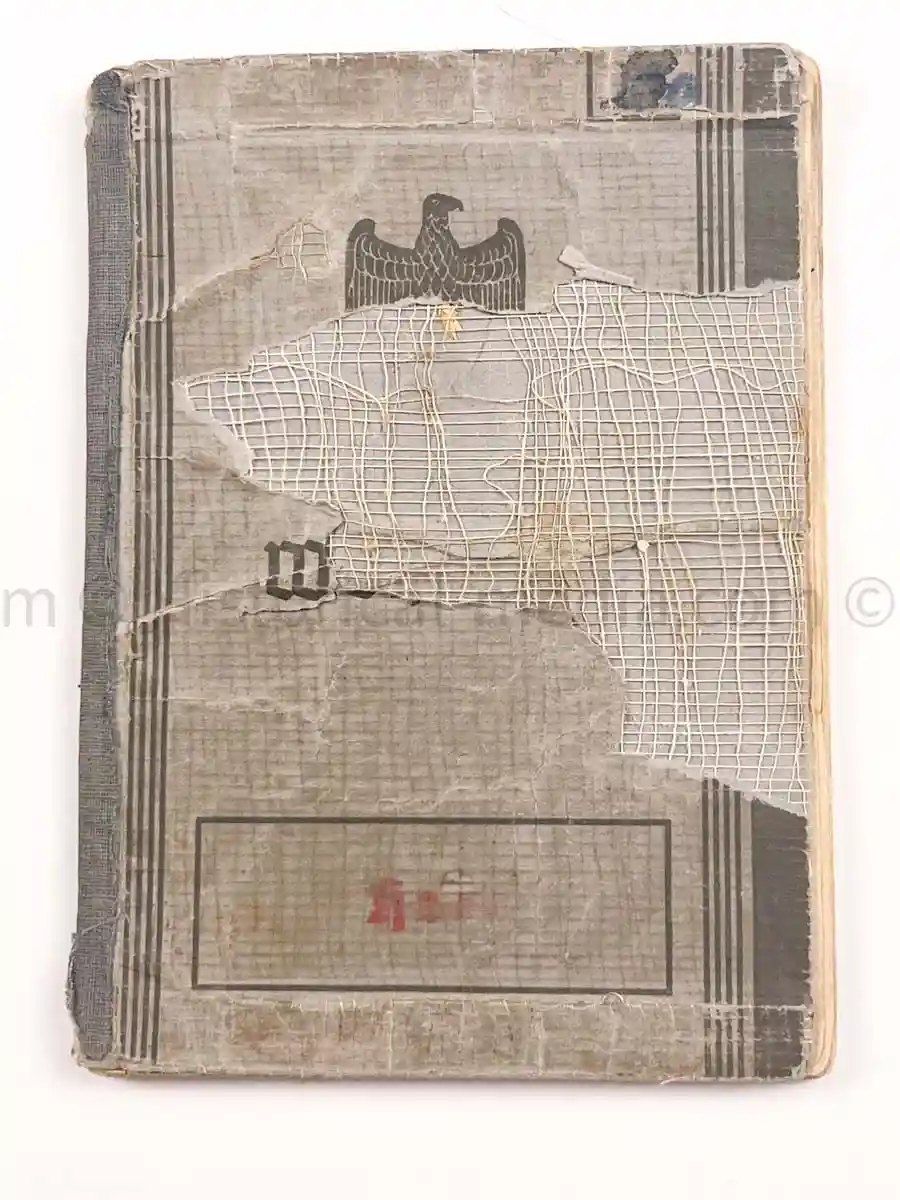 WEHRPASS - 32. INFANTERIE DIVISION - DEMYANSK SHIELD - POLAND, FRANCE, RUSSIA, BANDENKAMPF 