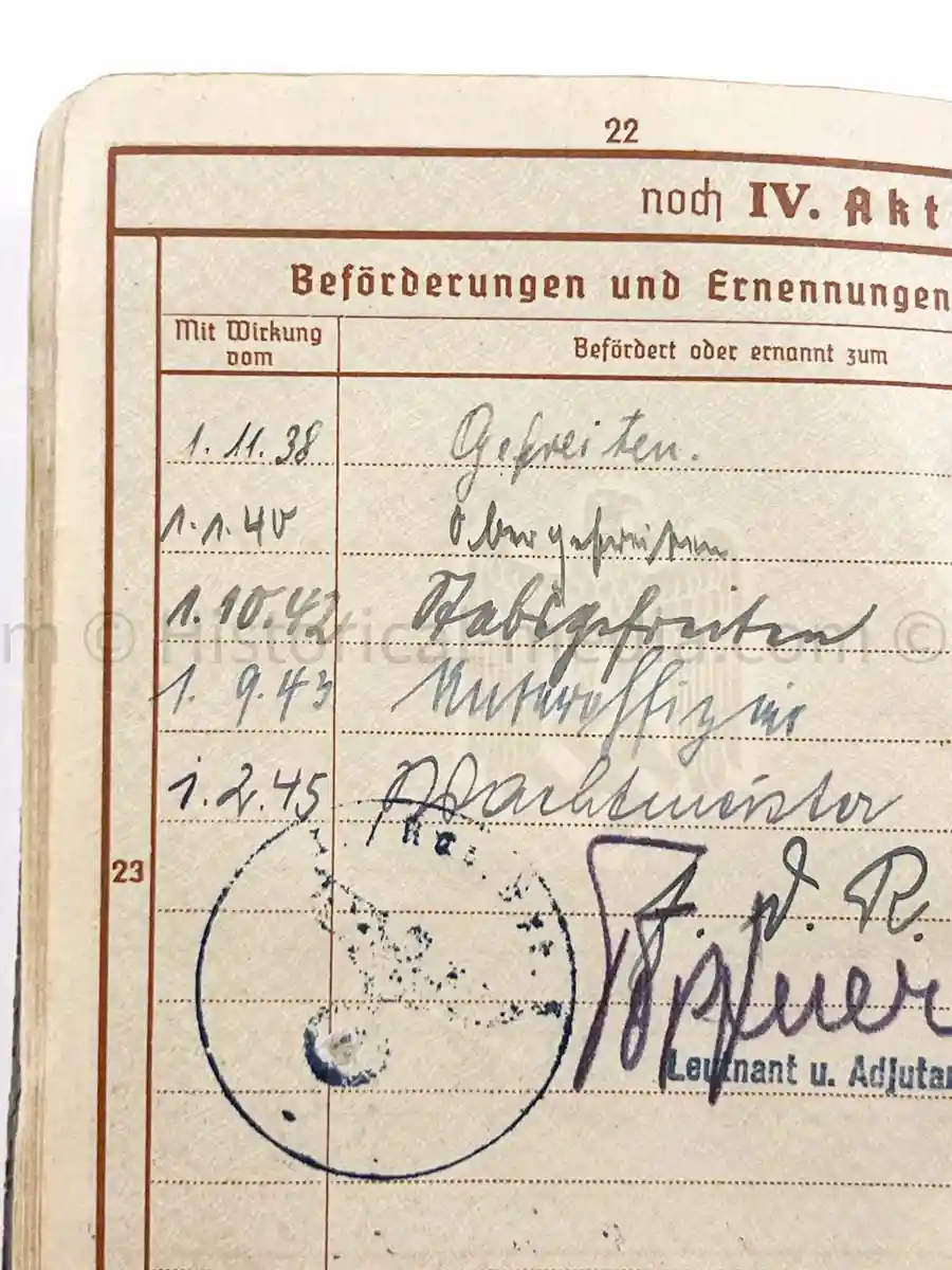 WEHRPASS - 32. INFANTERIE DIVISION - DEMYANSK SHIELD - POLAND, FRANCE, RUSSIA, BANDENKAMPF 