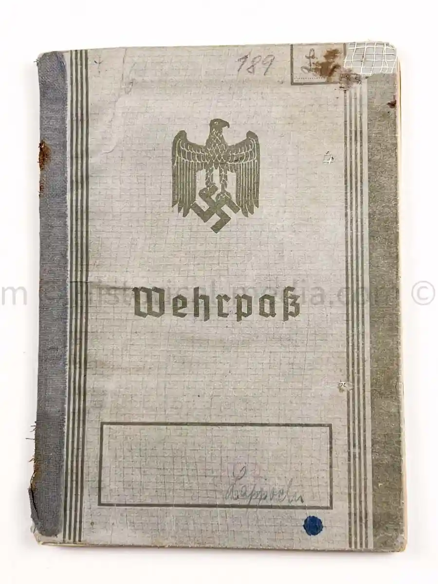 WEHRPASS - 61. INFANTERIE DIVISION - POLAND, FRANCE, NORWAY 