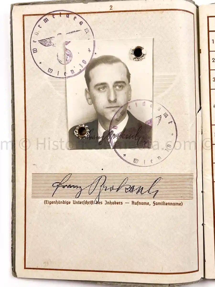 WEHRPASS - 9. PANZER DIVISION - POLAND, FRANCE 