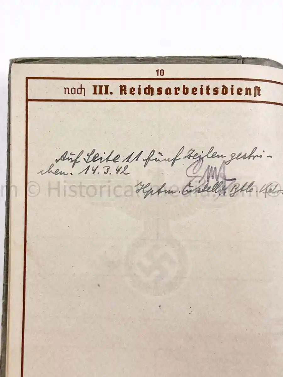 WEHRPASS - 9. PANZER DIVISION - POLAND, FRANCE 