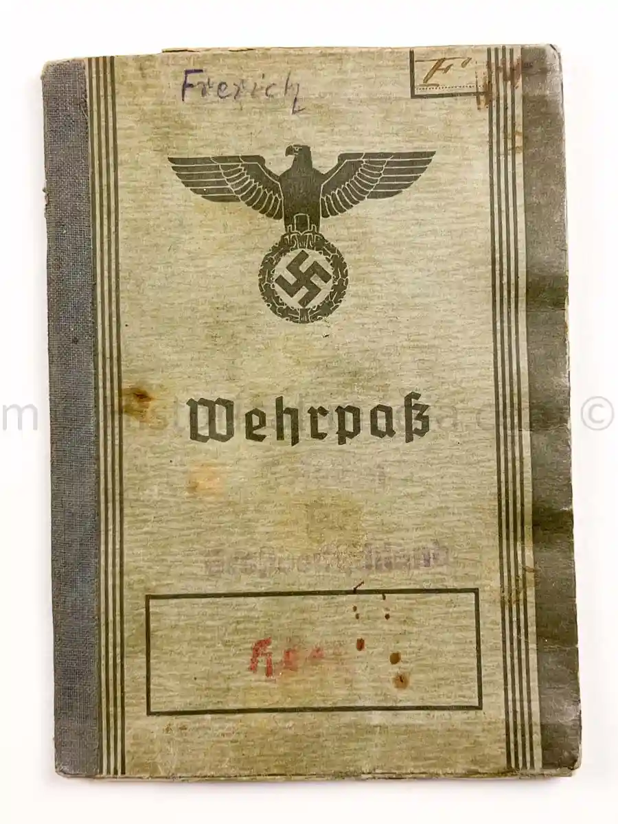 WEHRPASS - 19. INFANTERIE DIVISION - 20. PANZER DIVISION - POLAND, FRANCE, RUSSIA 