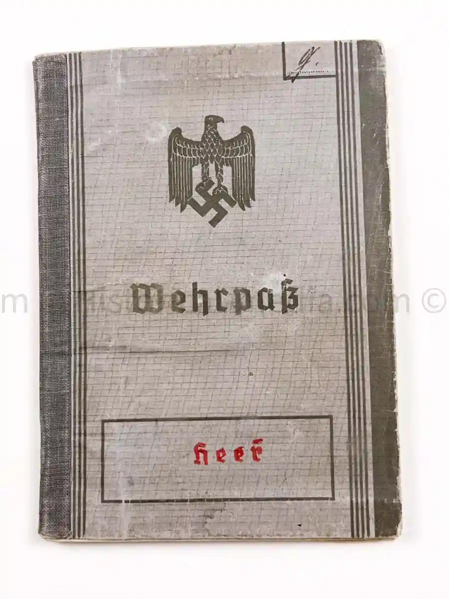 GEBIRGSJÄGER WEHRPASS - 10. INFANTERIE DIVISION - 5. GEBIRGS DIVISION - POLAND, FRANCE, BALKANS, GREECE, RUSSIA - WOLCHOW & LENINGRAD