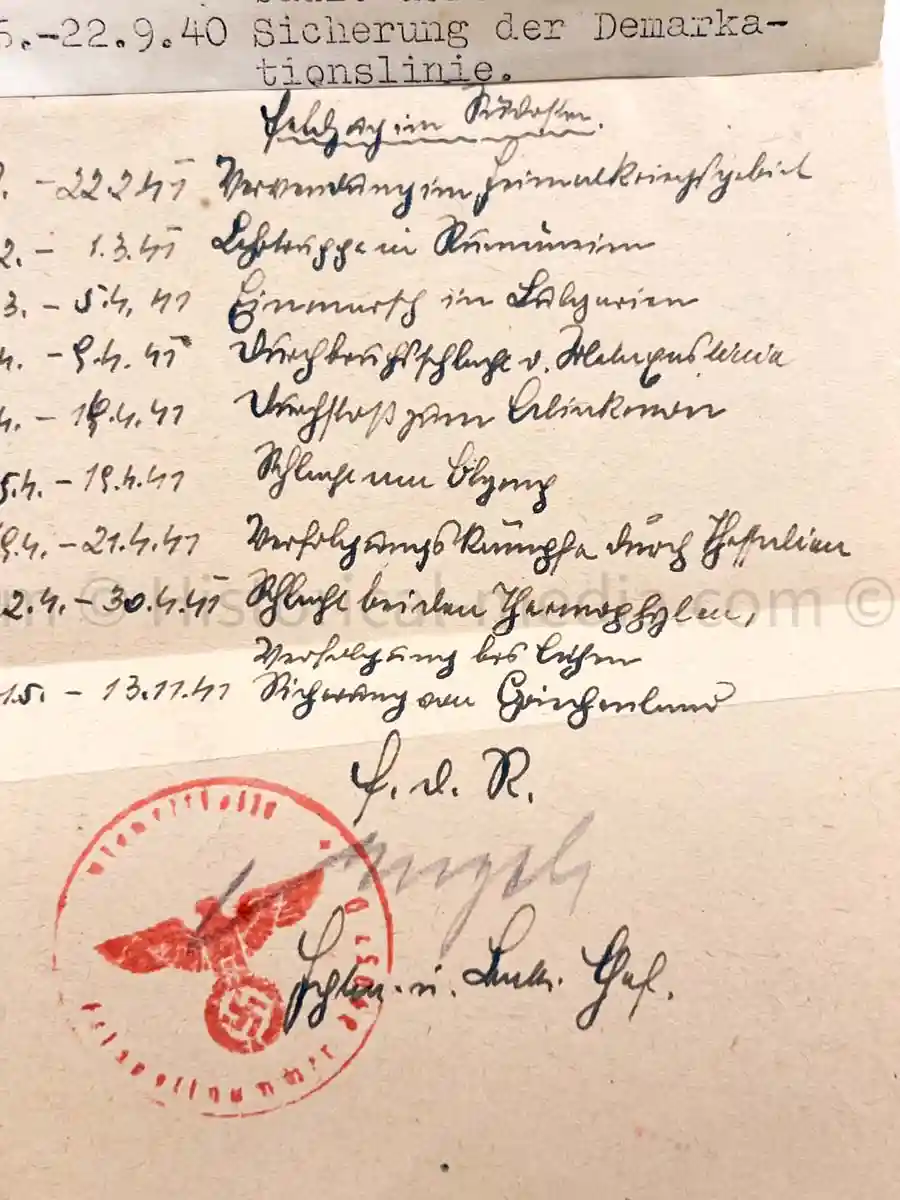 GEBIRGSJÄGER WEHRPASS - 10. INFANTERIE DIVISION - 5. GEBIRGS DIVISION - POLAND, FRANCE, BALKANS, GREECE, RUSSIA - WOLCHOW & LENINGRAD