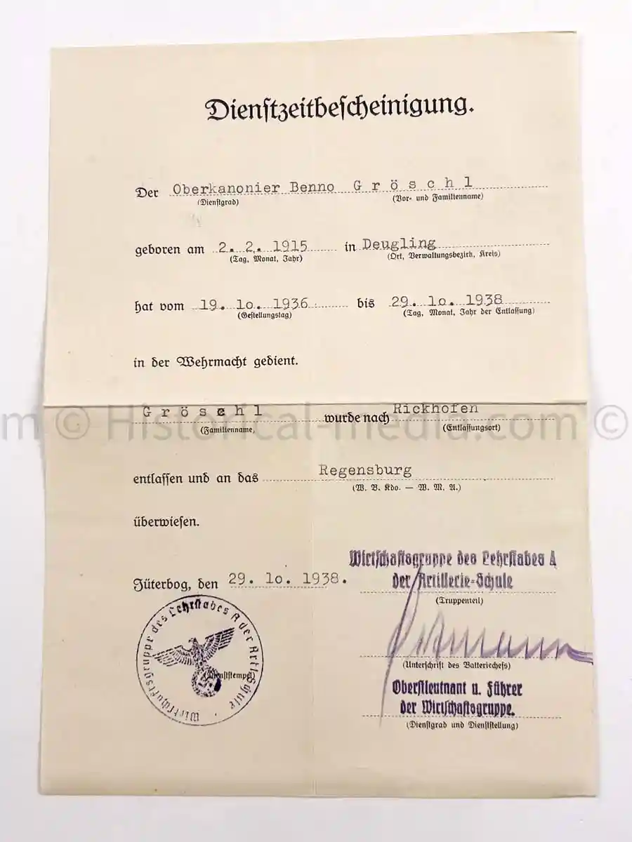 GEBIRGSJÄGER WEHRPASS - 10. INFANTERIE DIVISION - 5. GEBIRGS DIVISION - POLAND, FRANCE, BALKANS, GREECE, RUSSIA - WOLCHOW & LENINGRAD