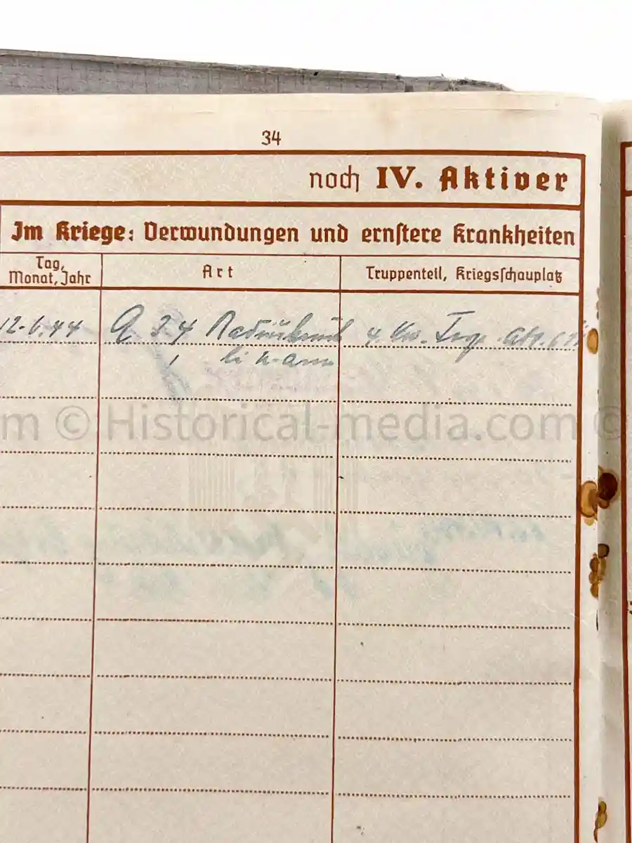 WEHRPASS - ARTILLERIE ABTEILUNG 526 (MOT.) - POLAND CAMPAIGN 