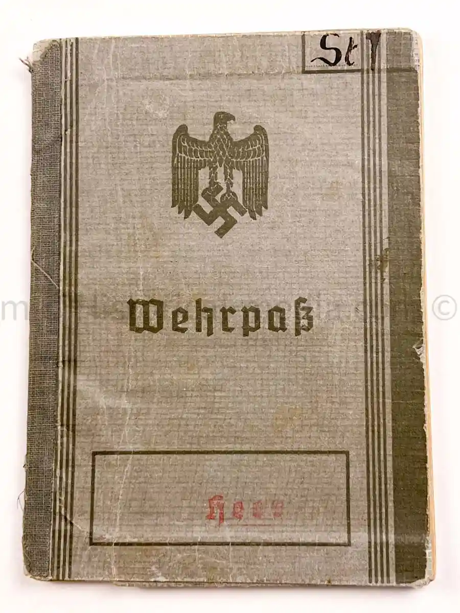 WEHRPASS - 1. INFANTERIE DIVISION - POLAND, FRANCE 