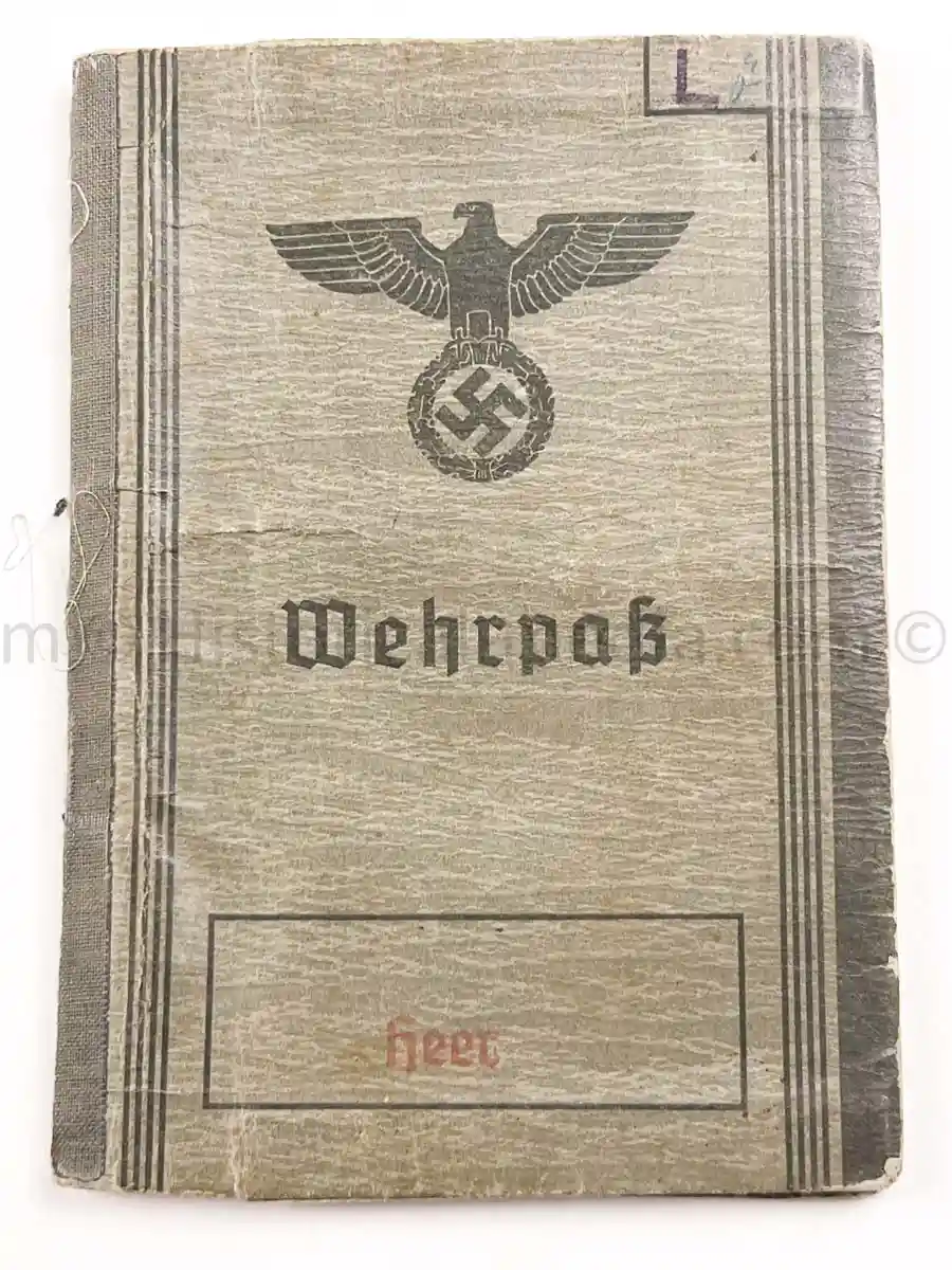 WEHRPASS - 1. INFANTERIE DIVISION - POLAND, FRANCE 
