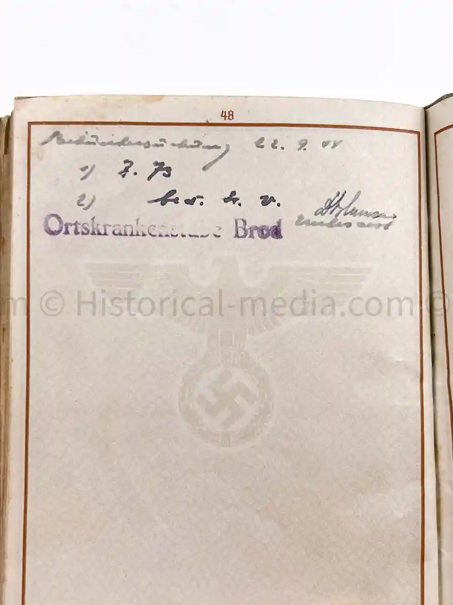 WEHRPASS - 1. INFANTERIE DIVISION - POLAND, FRANCE 