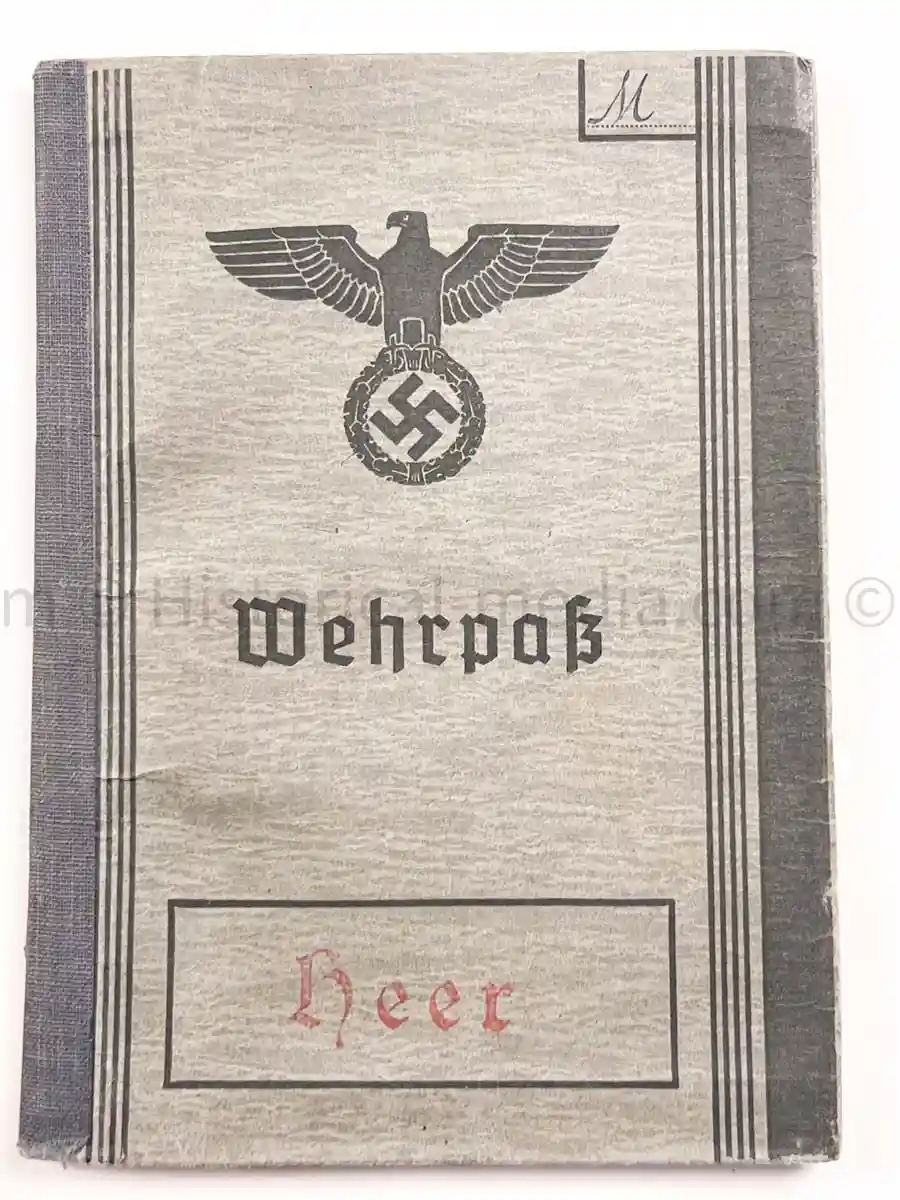 WEHRPASS - 1. INFANTERIE DIVISION - POLAND, FRANCE 