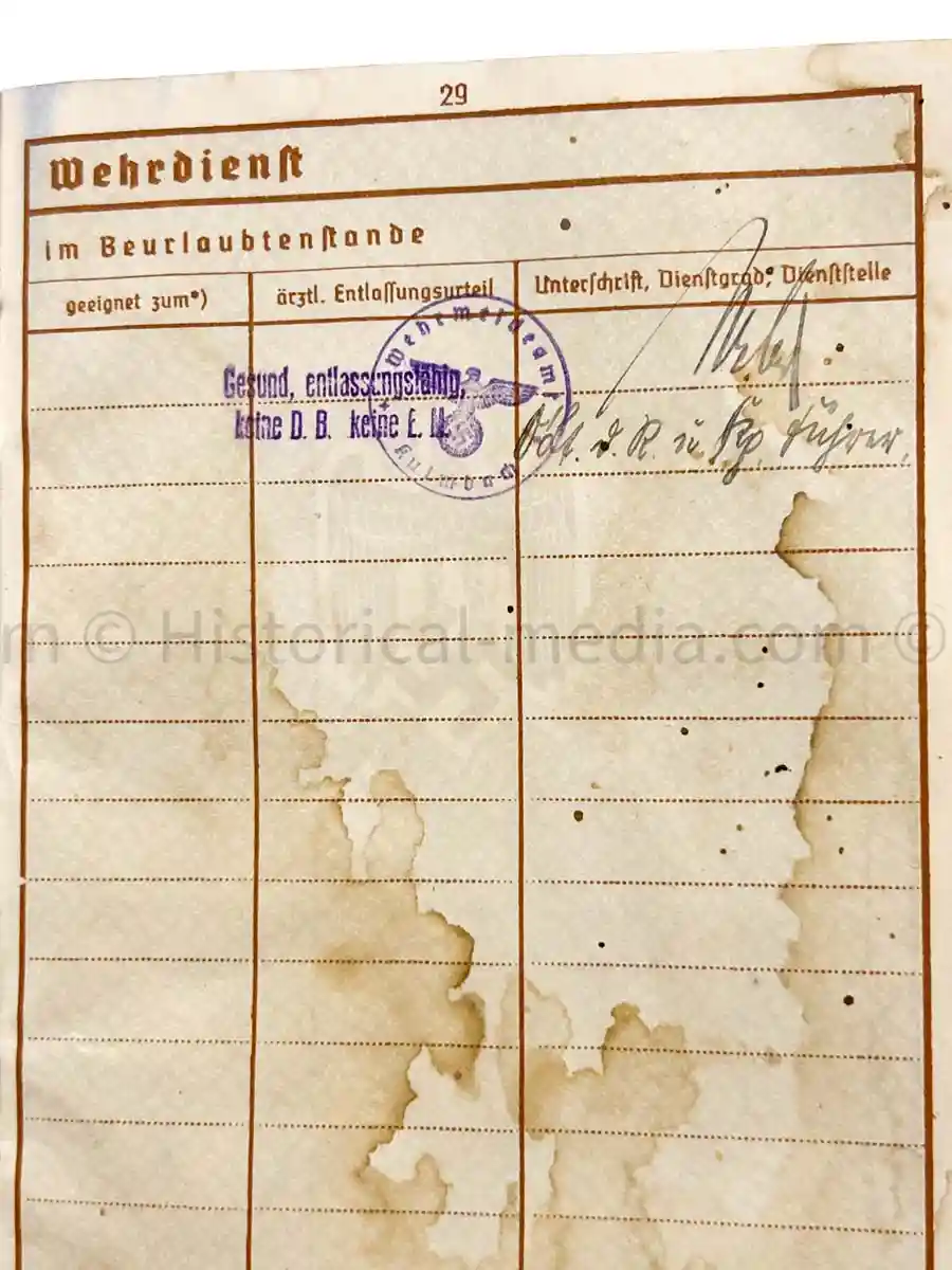 WEHRPASS - BICYCLE INFANTRY - 73. INFANTERIE DIVISION - RADFAHR SCHWADRON 323 - POLAND, FRANCE, RUSSIA