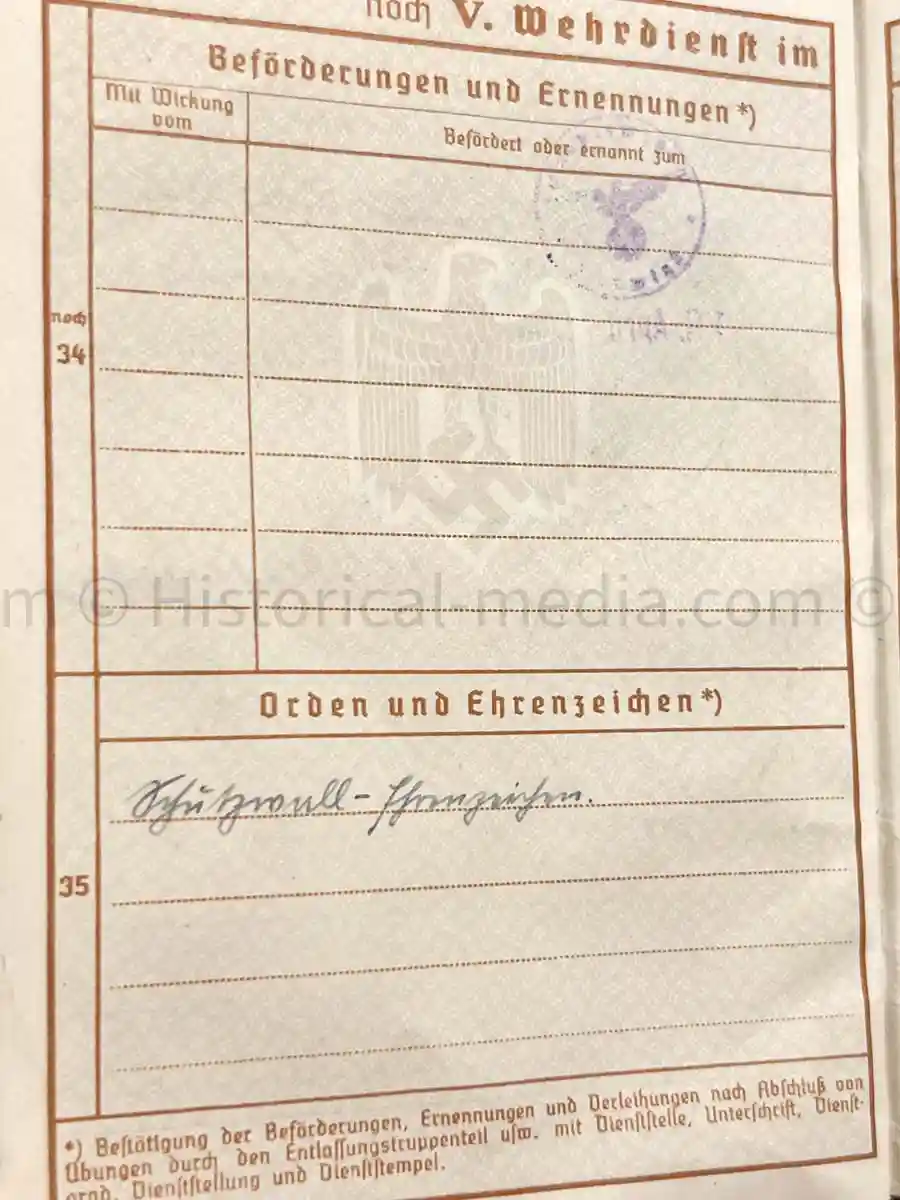 WEHRPASS - BICYCLE INFANTRY - 73. INFANTERIE DIVISION - RADFAHR SCHWADRON 323 - POLAND, FRANCE, RUSSIA
