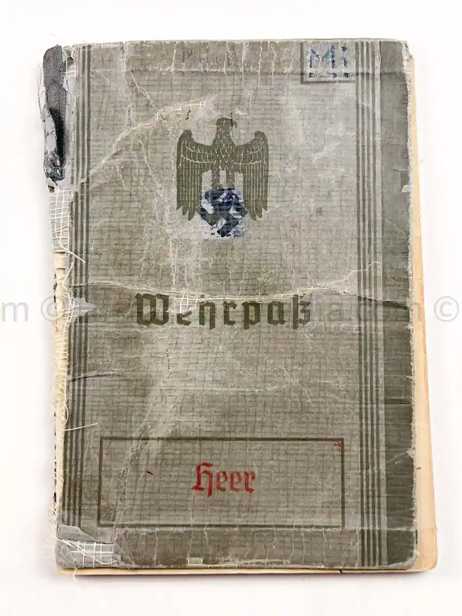 WEHRPASS - ZAHLMEISTER - 218. INFANTRY DIVISION - POLAND, FRANCE, RUSSIA, DENMARK - MANY AWARDS 
